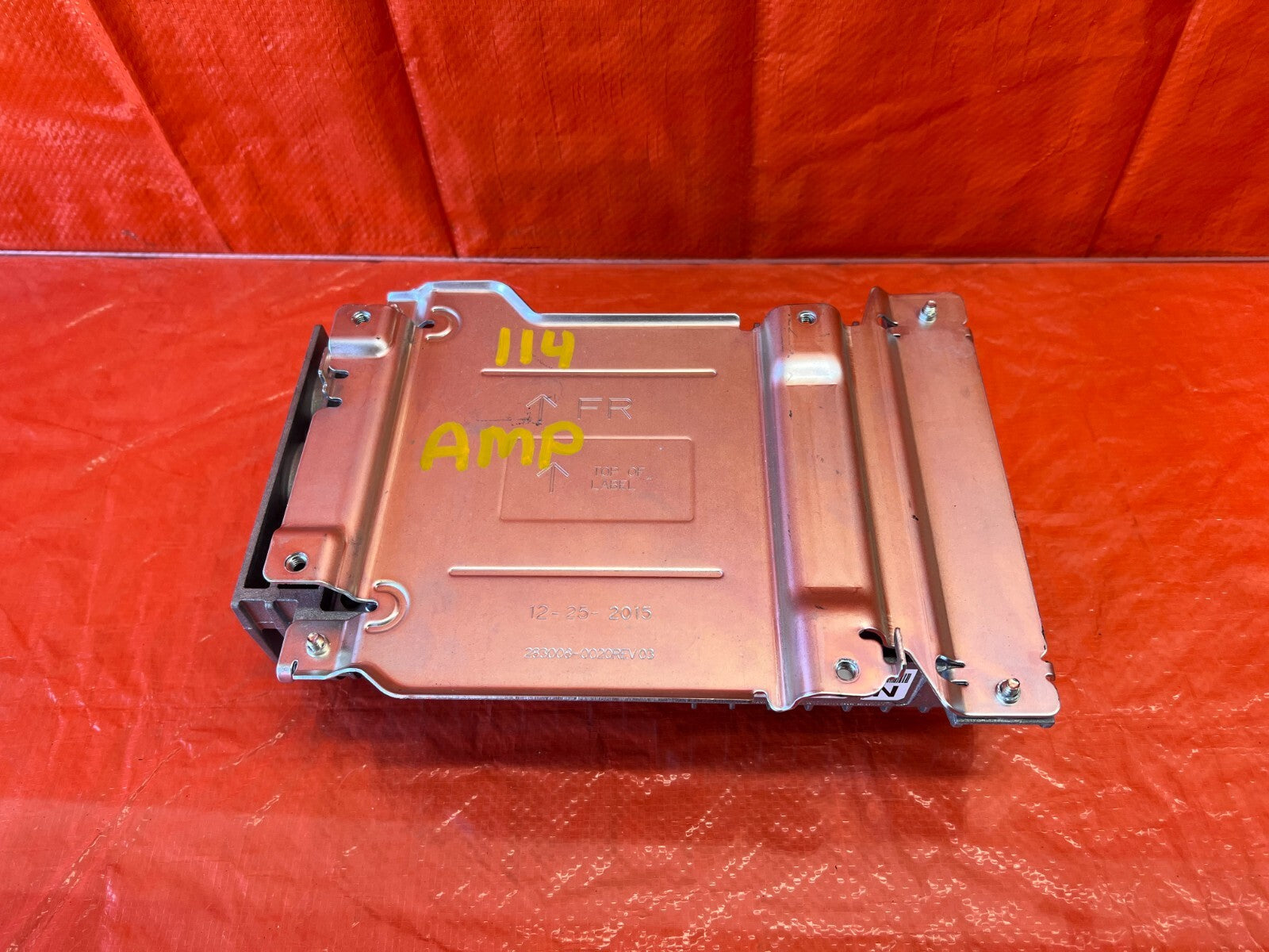 2016 16 INFINITI Q50 RED SPORT 400   BOSE AUDIO AMPLIFIER AMP   OEM FACTORY #1147