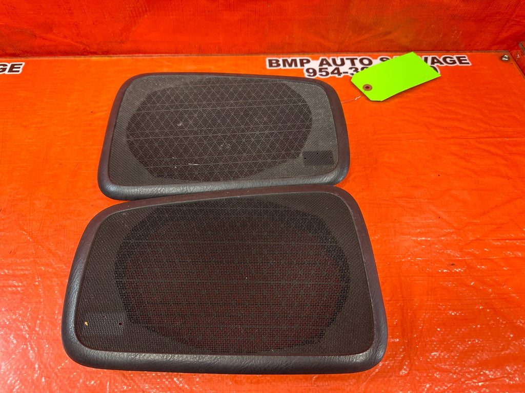 97 01 HONDA PRELUDE   LEFT AND RIGHT REAR SPEAKER TRIM   OEM FACTORY #2590