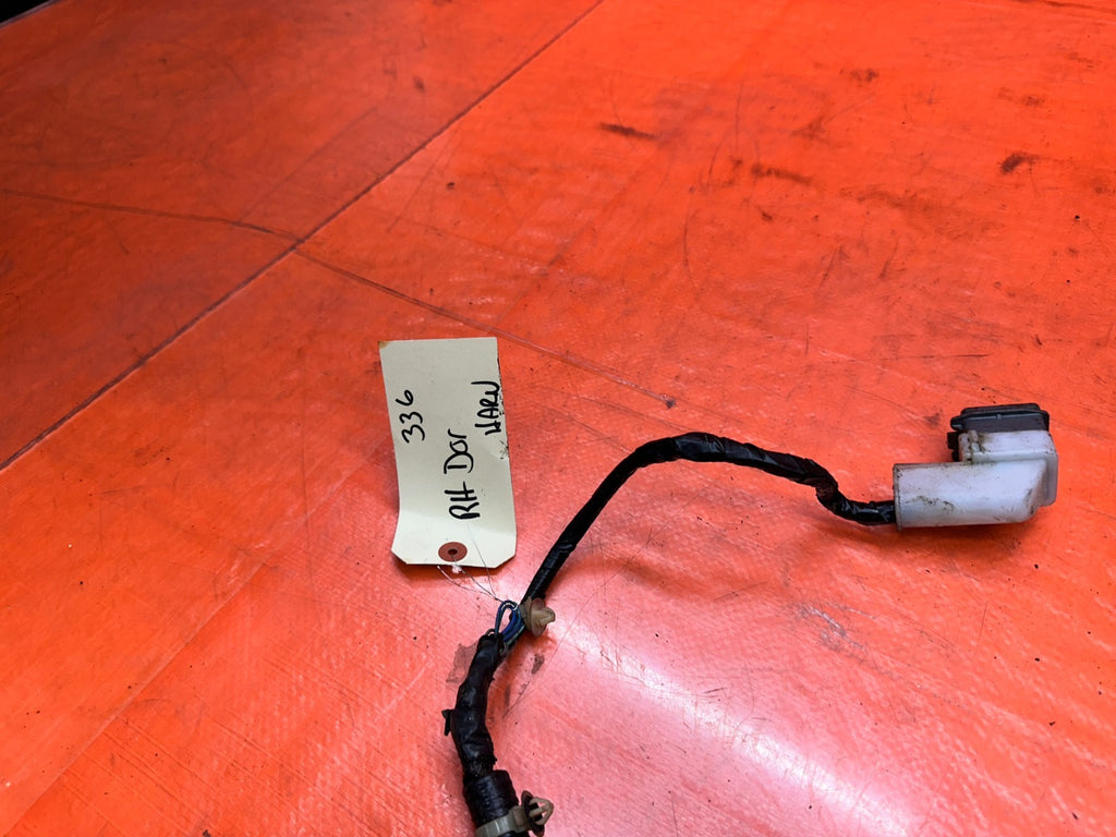 97 01 HONDA PRELUDE 2.2L PASSENGER RIGHT DOOR PANEL WIRE WIRING HARNESS #33610
