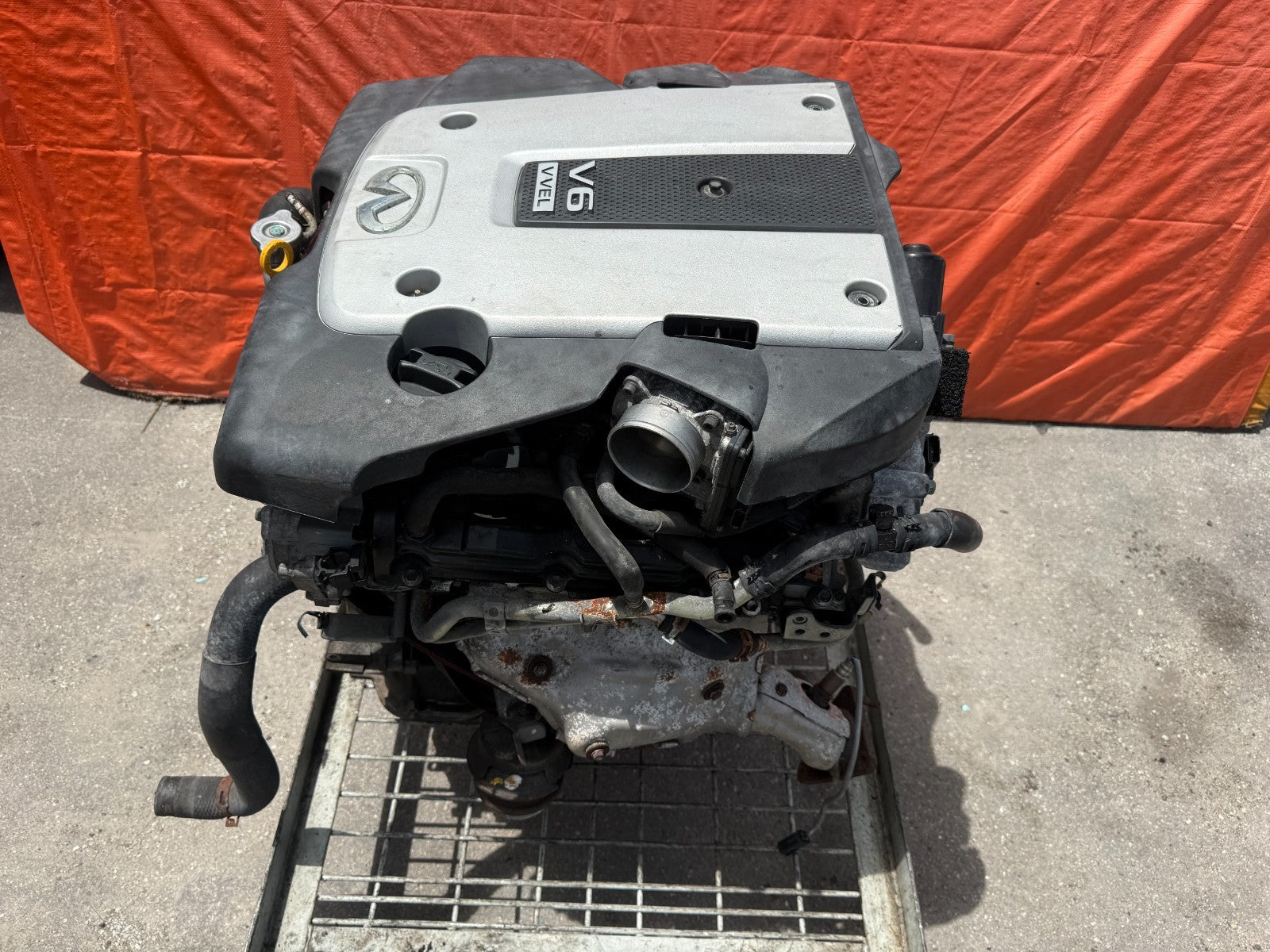 09-13 INFINITI G37 & MORE MODELS - VQ37VHR RWD ENGINE MOTOR LONG BLOCK - 76K MLS6