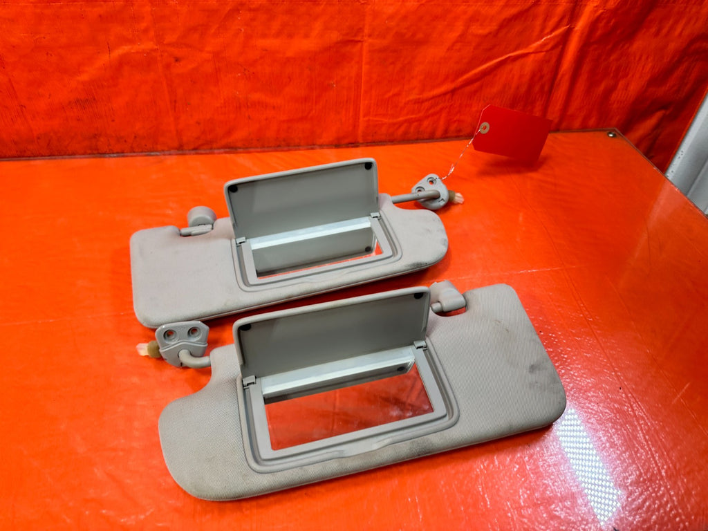 14 20 INFINITI Q50   LEFT AND RIGHT SUN VISORS PAIR SET   OEM FACTORY OE #19Q14
