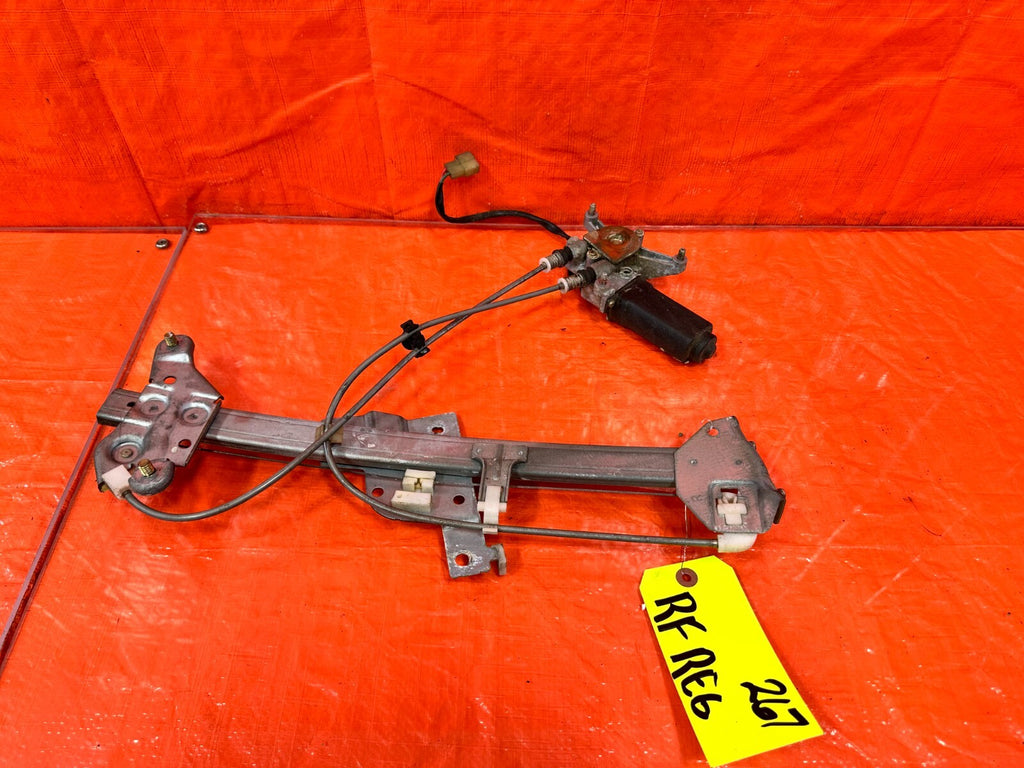 90 97 MAZDA MX 5 MIATA   PASSENGER RIGHT WINDOW REGULATOR   OEM FACTORY #2670