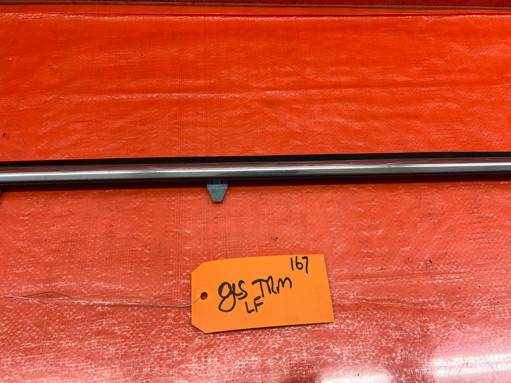 98 02 HONDA ACCORD SEDAN   DRIVER LEFT REAR DOOR EXTERIOR WINDOW TRIM   OEM #1676