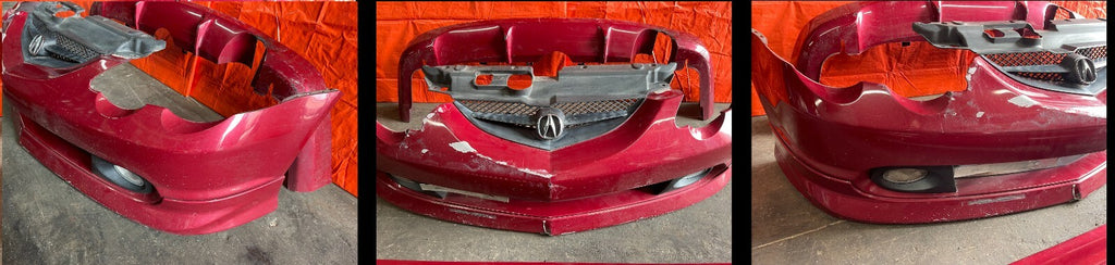 02 04 ACURA RSX A SPEC LIP KIT   COMPLETE FRONT REAR LIP SIDE SKIRTS OEM FOG DC55
