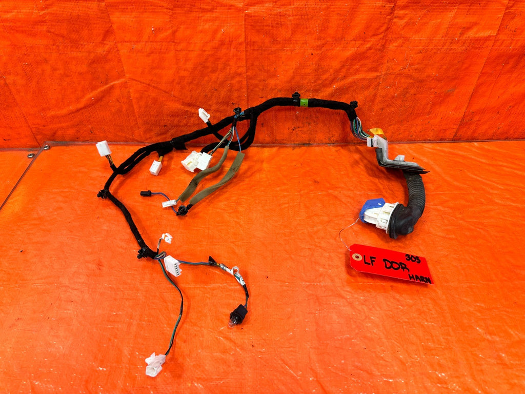 09 11 MAZDA RX8 RX 8   DRIVER LEFT FRONT DOOR WIRING HARNESS WIRE LOOM OEM #3030