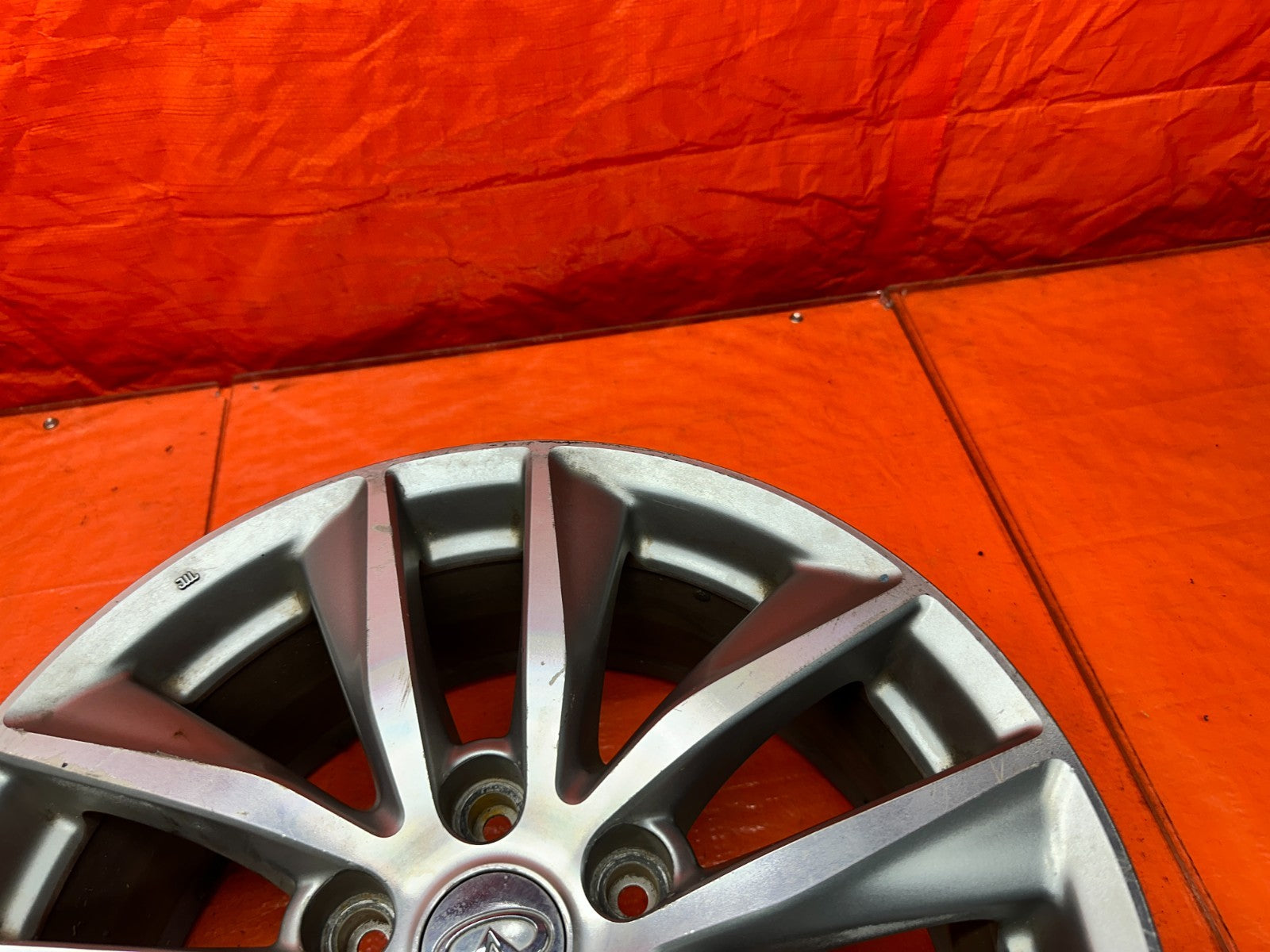 14-17 INFINITI Q50 17 INCH 10 SPOKE ALLOY WHEEL RIM W/ TPMS SENSOR OEM FACTORY8