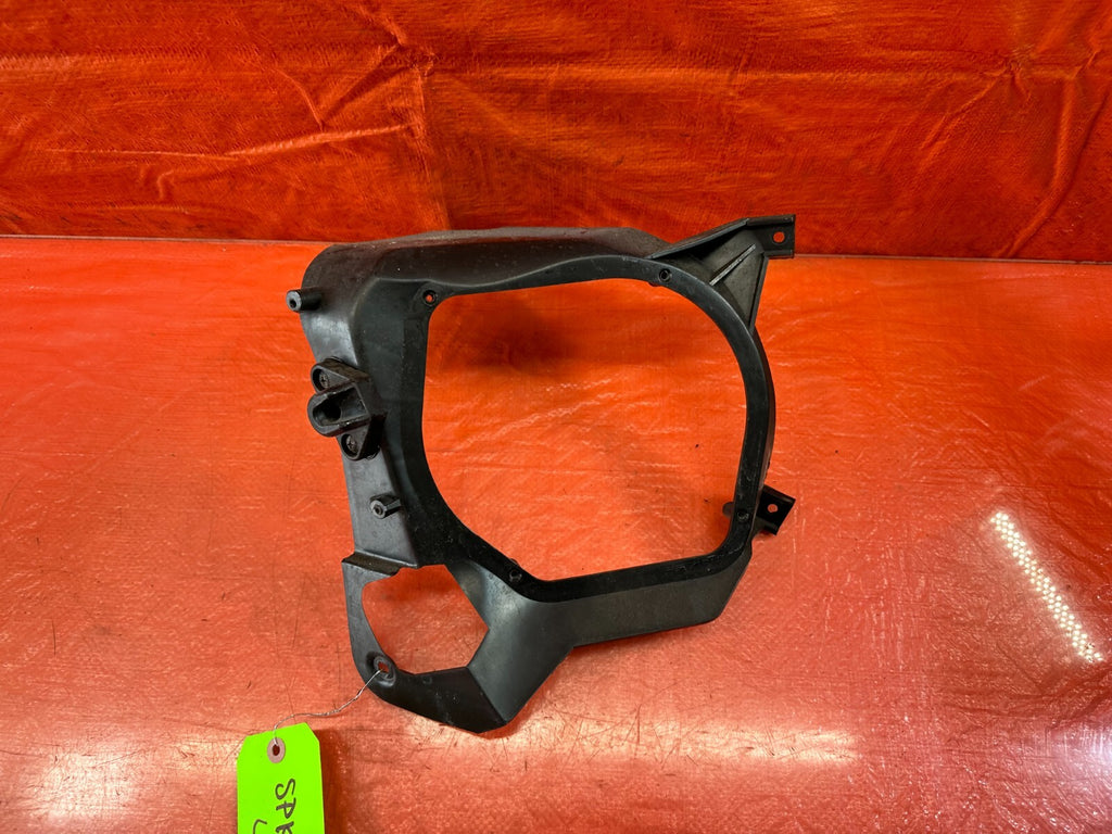 88 91 HONDA CRX   DRIVER LEFT REAR SPEAKER MOUNTING BRACKET PLATIC OEM #2435