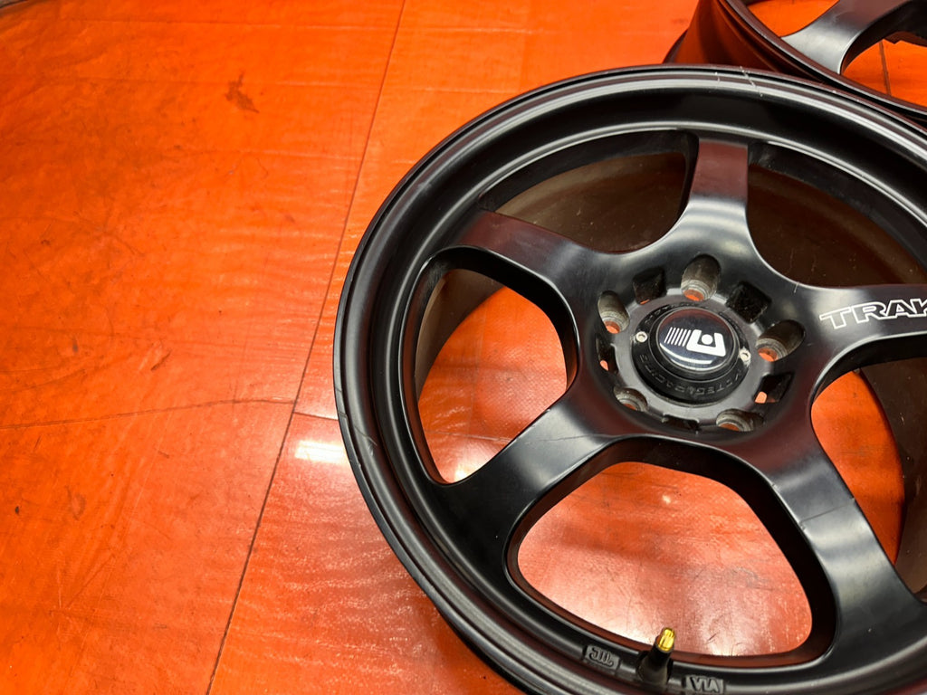 MOTEGI RACING TRAKLITE 17 INCH ALLOY WHEELS SET OF 3 17x8 +40 5x114.3 AFTERMARKE16