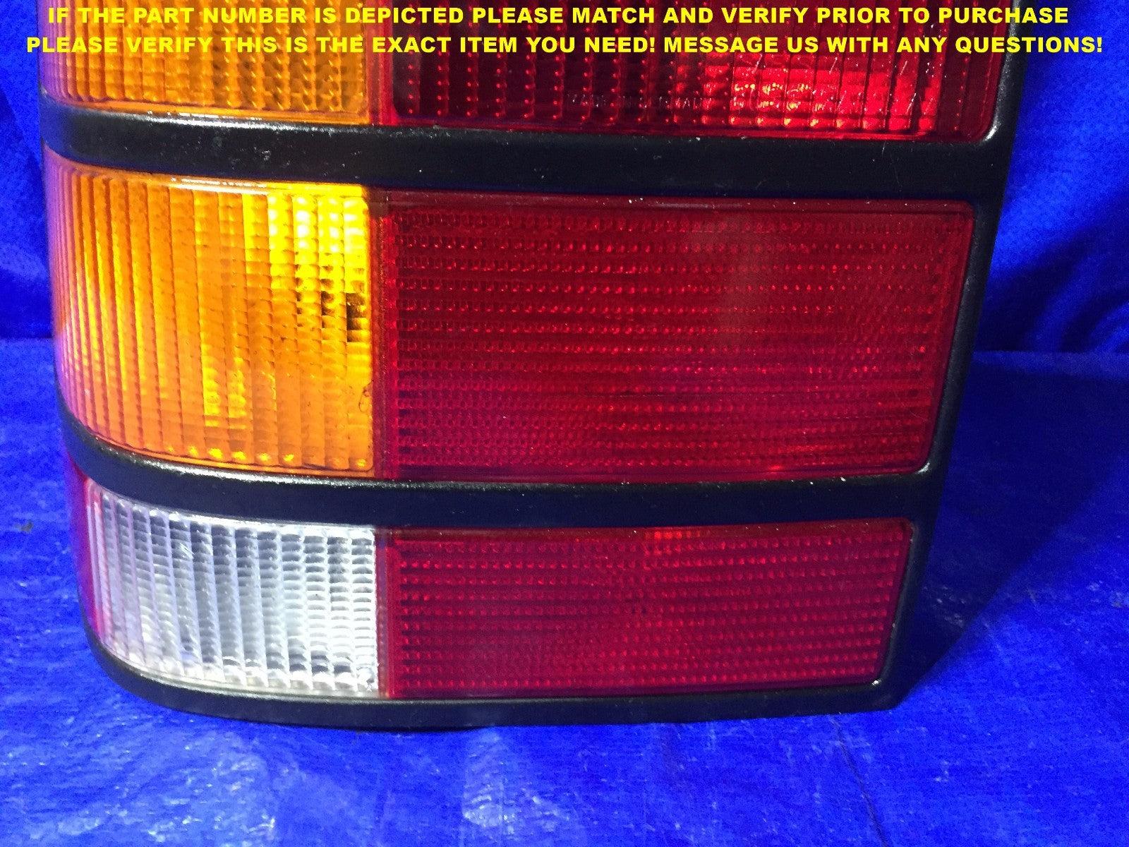 OEM 1988 1989 FORD MERKUR SCORPIO DRIVER LEFT TAIL LIGHT 88 89 86GG 13A603 AA2