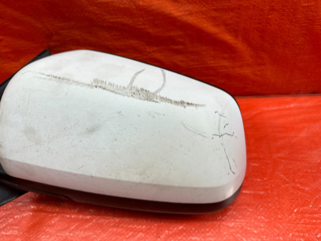 08 15 LANCER EVOLUTION X EVO 10   DRIVER LEFT SIDE VIEW MIRROR WHITE   OEM #2173