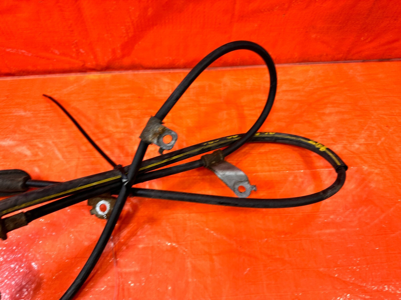 12 15 HONDA CIVIC SI 2D COUPE PASSENGER RIGHT REAR EMERGENCY BRAKE CABLE OEM 2686