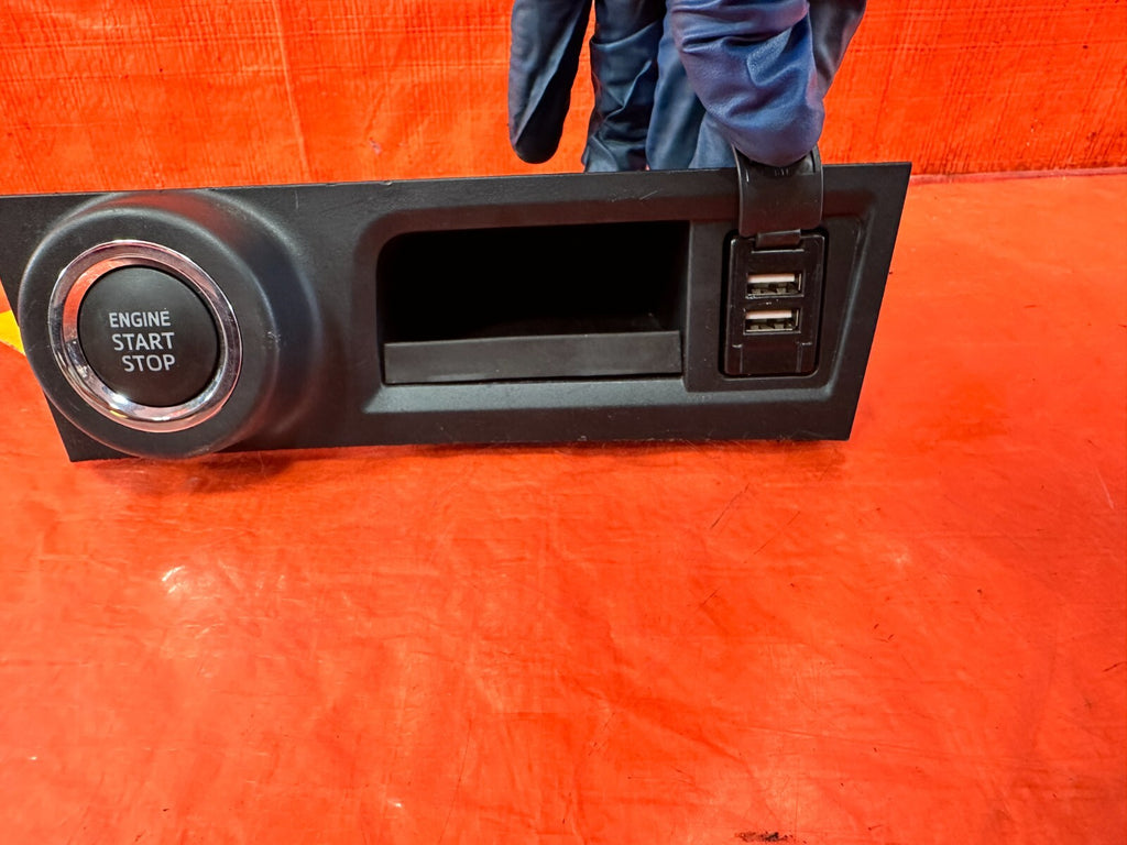 17 20 SUBARU BRZ   ENGINE PUSH START BUTTON W/ BEZEL & USB INPUT   OEM #2922