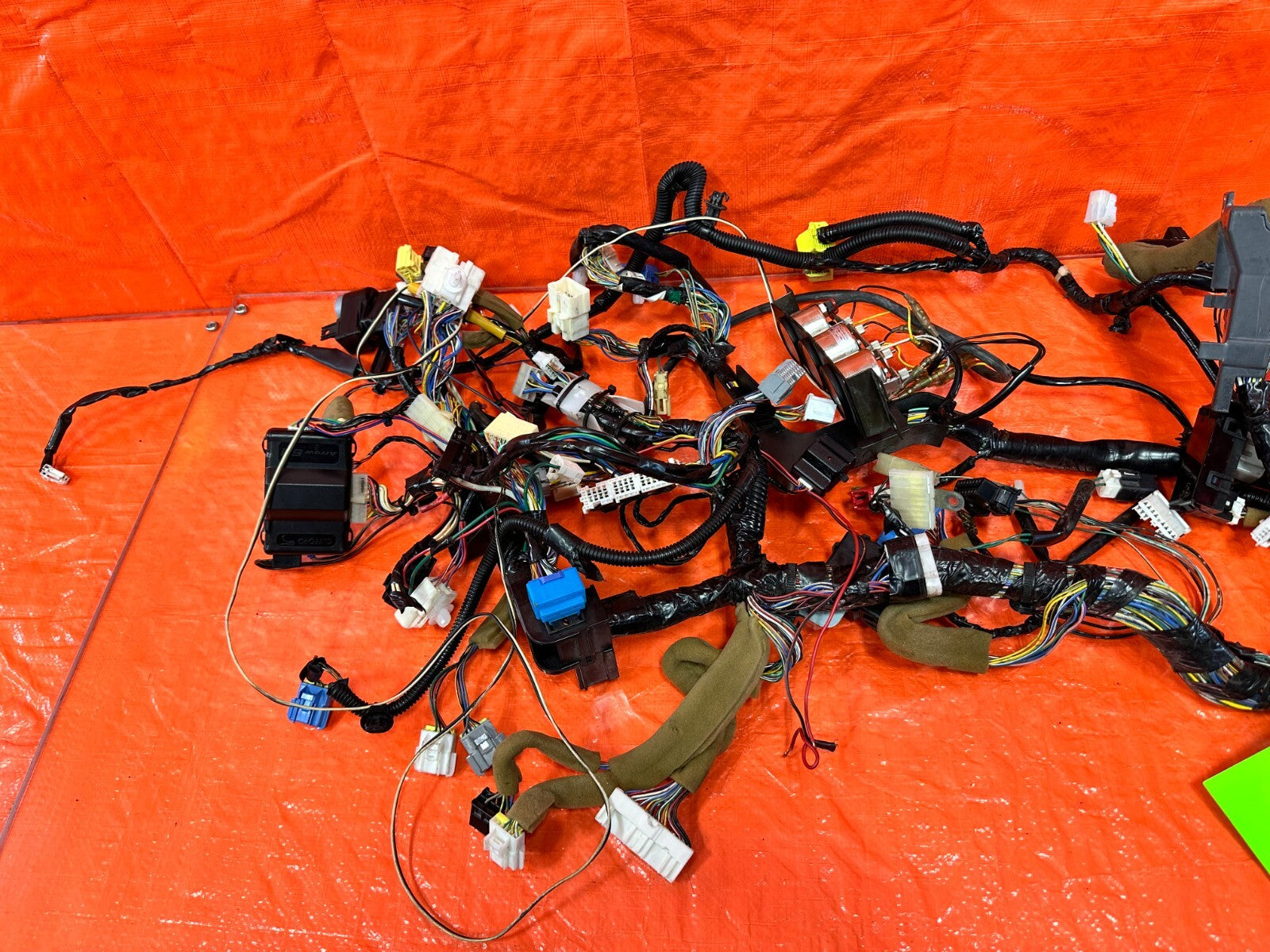 2006 06 LANCER EVOLUTION IX EVO 9 MR VOLT TEMP TURBO MR GAUGES W/ ALL WIRING OEM23