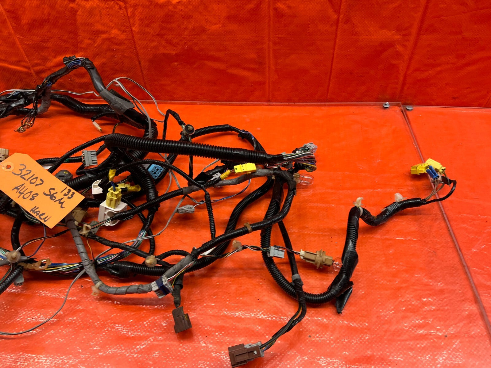 02 04 ACURA RSX   TYPE S   INTERIOR FLOOR WIRING HARNESS WIRE LOOM   OEM OE #1334
