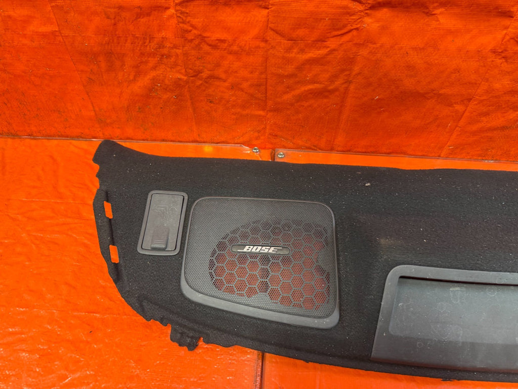 08 15 INFINITI G37 Q60 2D COUPE   REAR UPPER TRUNK TRIM / SPEAKER COVER TRAY 3287
