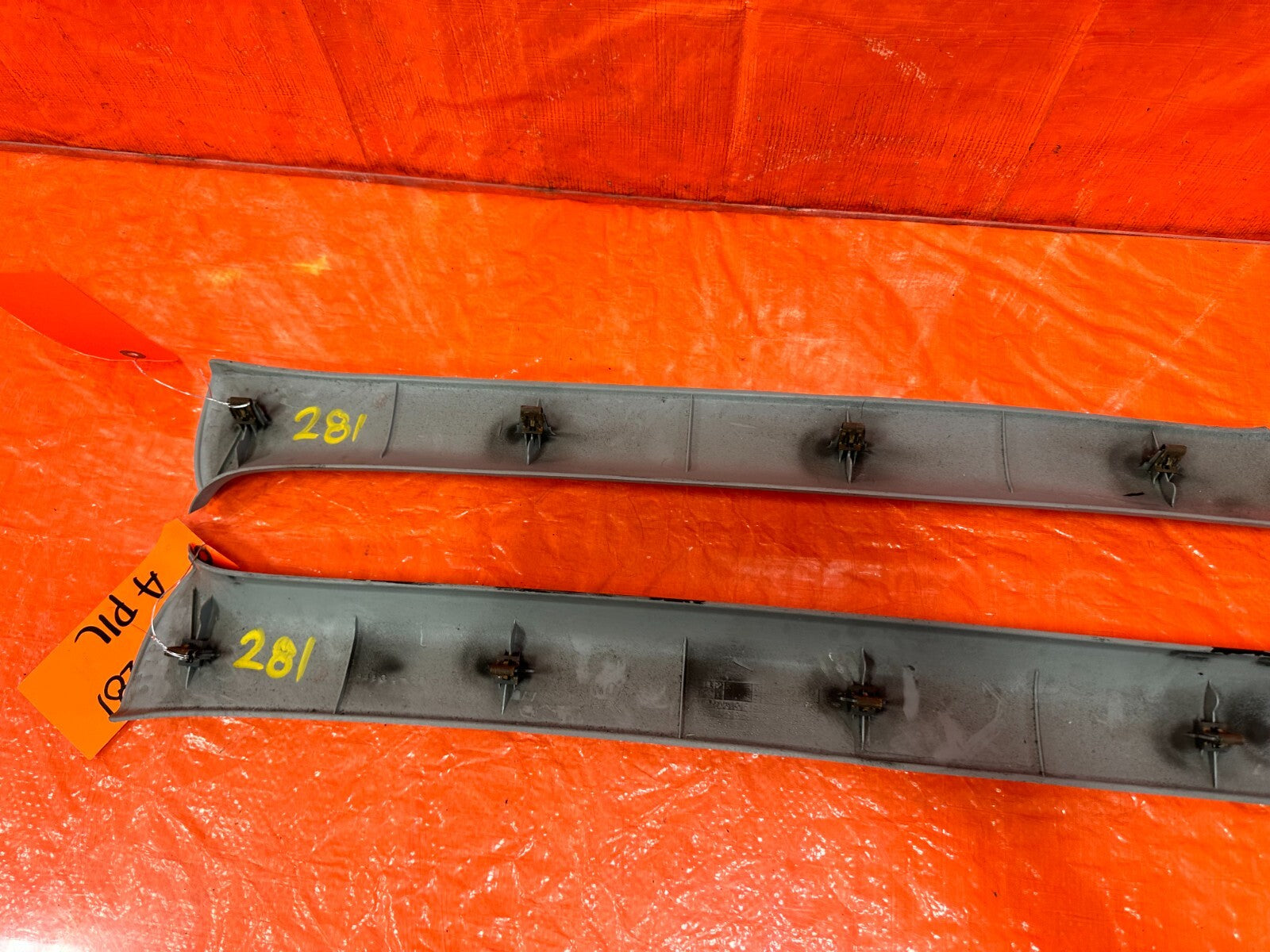 94 01 ACURA INTEGRA   2 DOOR MODEL   A PILLARS TRIM   LEFT & RIGHT    OEM #2816
