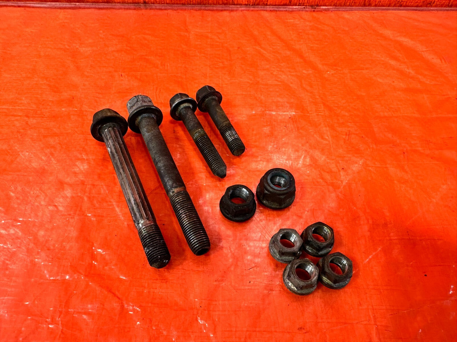 96 00 HONDA CIVIC   LEFT & RIGHT   FRONT SHOCK FORK BOLTS & NUTS   OEM #2740