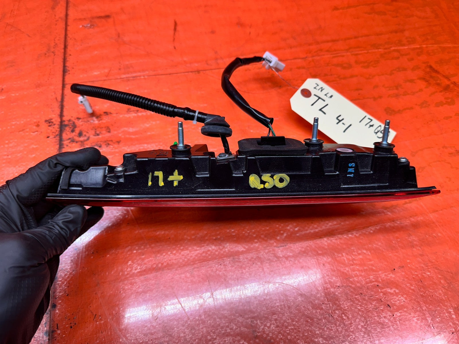 16 23 INFINITI Q60 2D LEFT DRIVER INNER TAIL LIGHT TRUNK LAMP ASSEMBLY OEM5