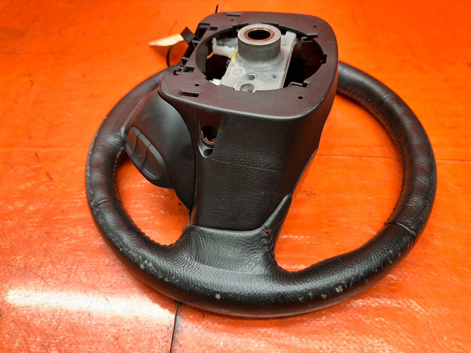 13 15 HONDA CIVIC SI 4D 2.4L LEATHER STEERING WHEEL W/ SWITCHES OEM #33412