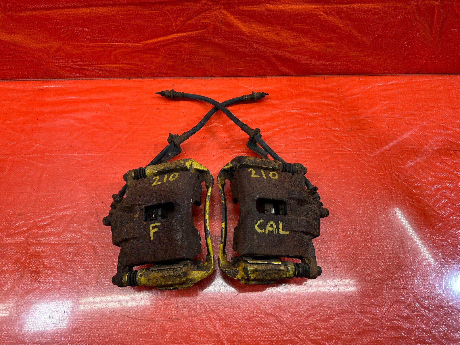 97 01 HONDA PRELUDE   BASE   FRONT BRAKE CALIPERS LEFT & RIGHT   OEM FACTORY 2100
