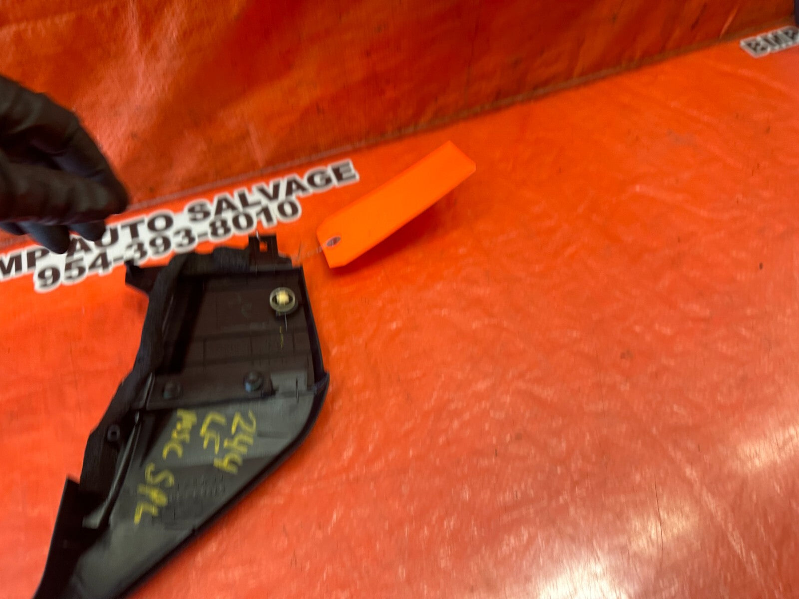 07 09 LEXUS ES350   DRIVER LEFT FRONT   INTERIOR DOOR WINDOW TRIM   OEM #24415