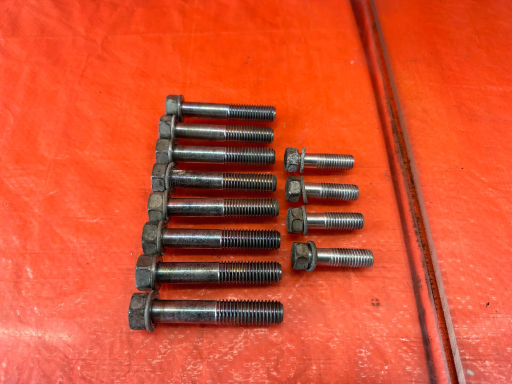 08 15 INFINITI G37 Q60 6 SPEED MANUAL TRANSMISSION BELL HOUSING BOLTS OEM #2380