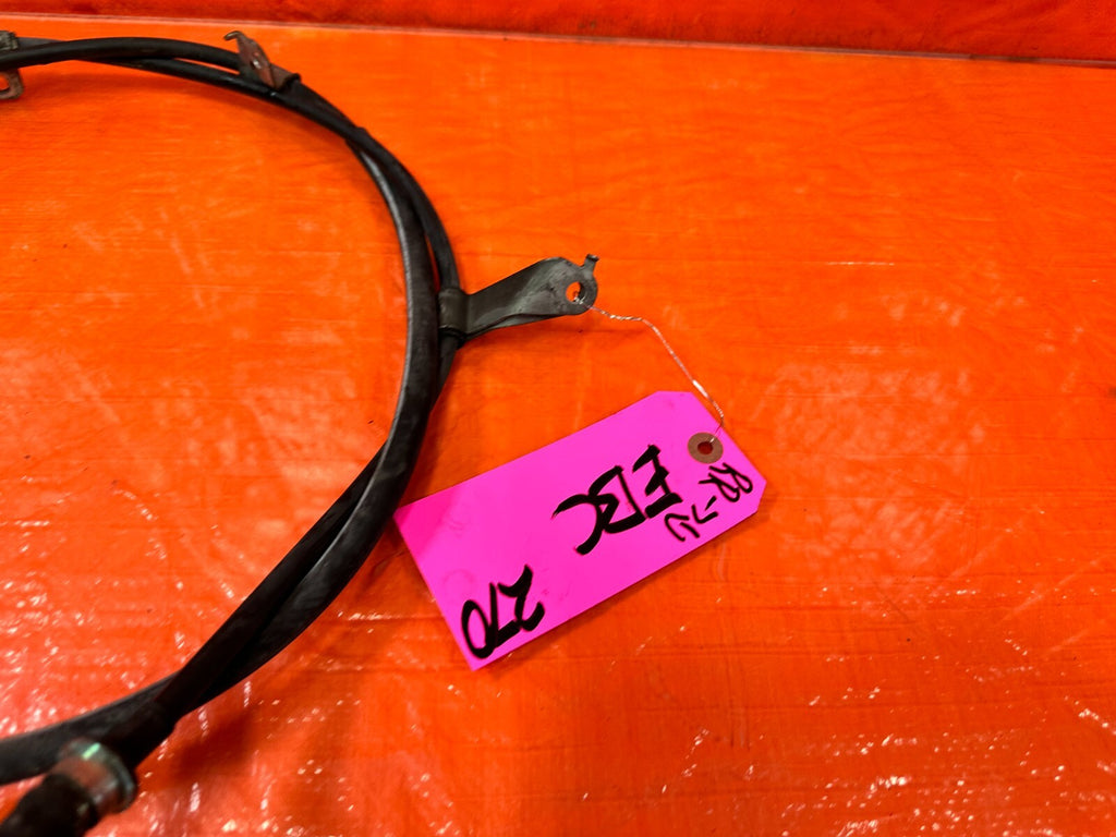 06 11 HONDA CIVIC SI   PASSENGER RIGHT REAR EMERGENCY BRAKE CABLE   OEM #2705