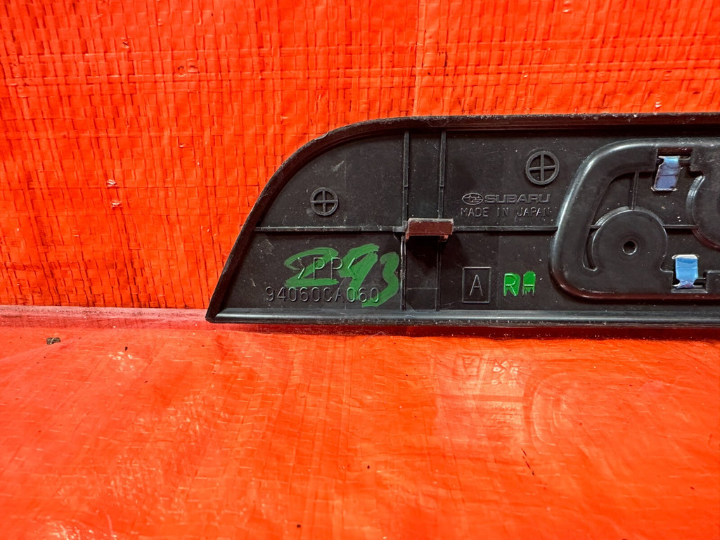 2013 13 SCION FRS   PASSENGER RIGHT OUTER   FLOOR PILLAR SCUFF PLATE   OEM #2935