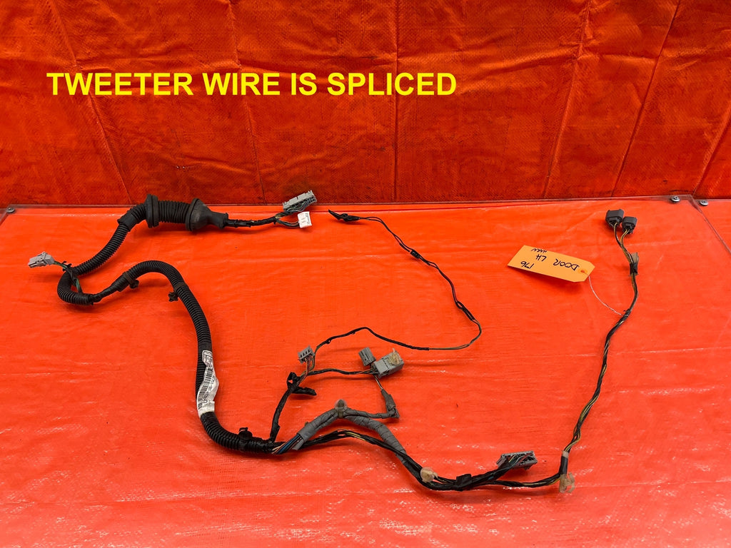 02 05 HONDA CIVIC SI EP3 HATCH DRIVER LEFT DOOR WIRING HARNESS WIRE LOOM OEM 1760