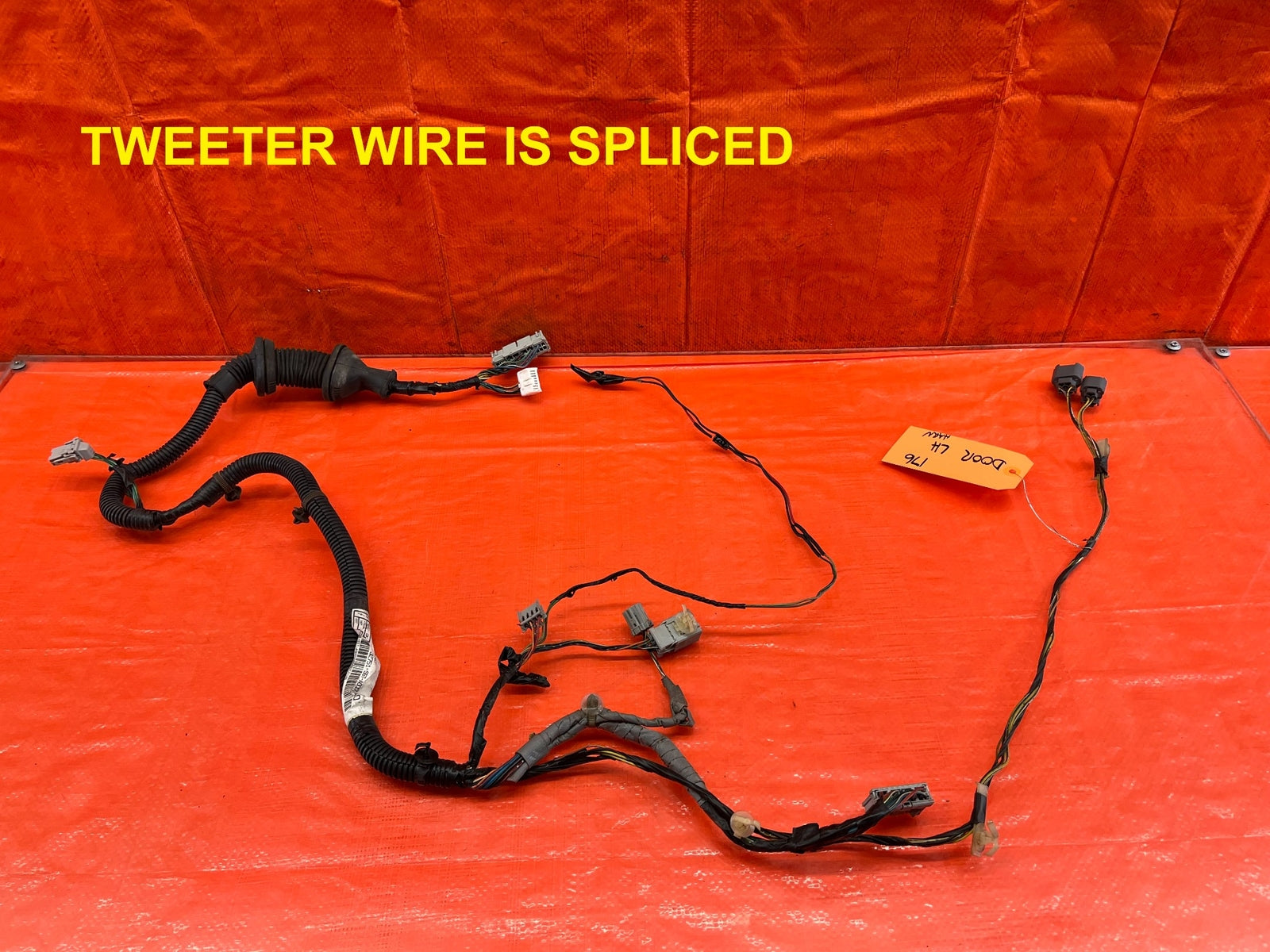 02 05 HONDA CIVIC SI EP3 HATCH DRIVER LEFT DOOR WIRING HARNESS WIRE LOOM OEM 1760