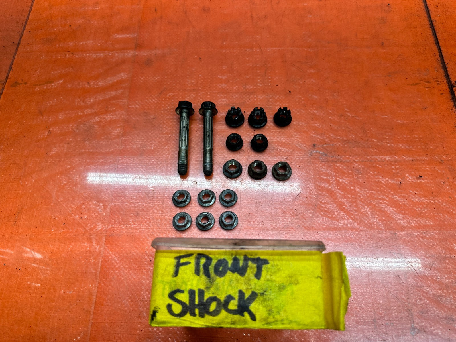 92 96 HONDA PRELUDE FRONT SPINDLE LOWER ARM BOLTS NUTS HARDWARE OEM #3324