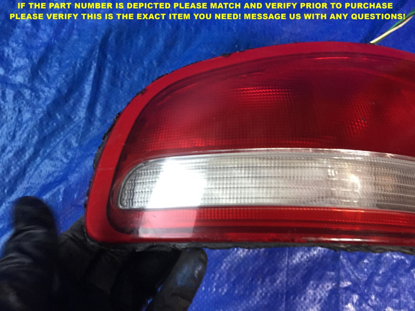 OEM 1992 1993 1994 1995 MAZDA 929   DRIVER LEFT OUTER TAIL LIGHT LAMP 4654A L LH3