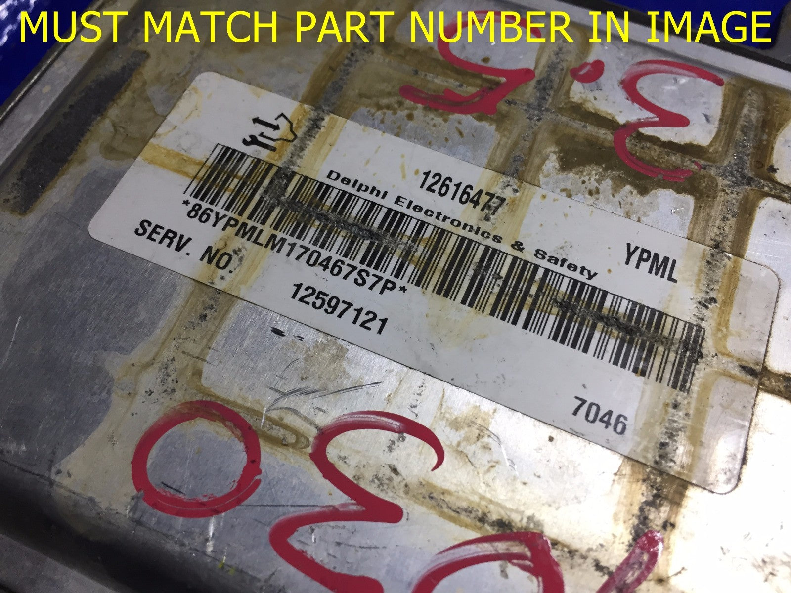 OEM CHEVROLET PONTIAC CADILLAC GM ENGINE COMPUTER ECU ECM BRAIN 16196397 BLZX1