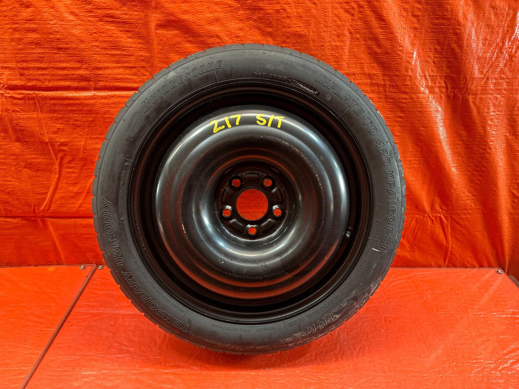 08 15 LANCER EVOLUTION X EVO 10   EMERGENCY SPARE BACK UP TIRE WHEEL RIM OEM 2170