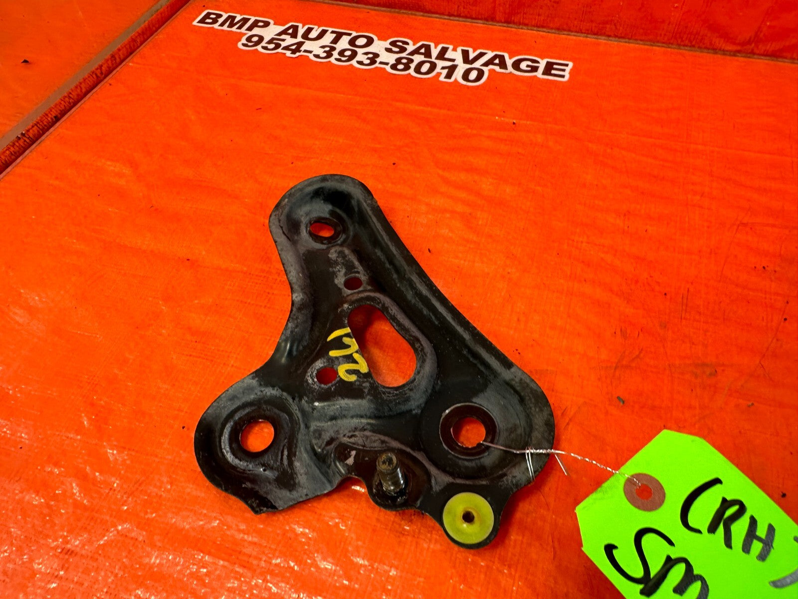 02 10 LEXUS SC430   RIGHT SUBFRAME BRACKET CROSSMEMBER PLATE   OEM #2615