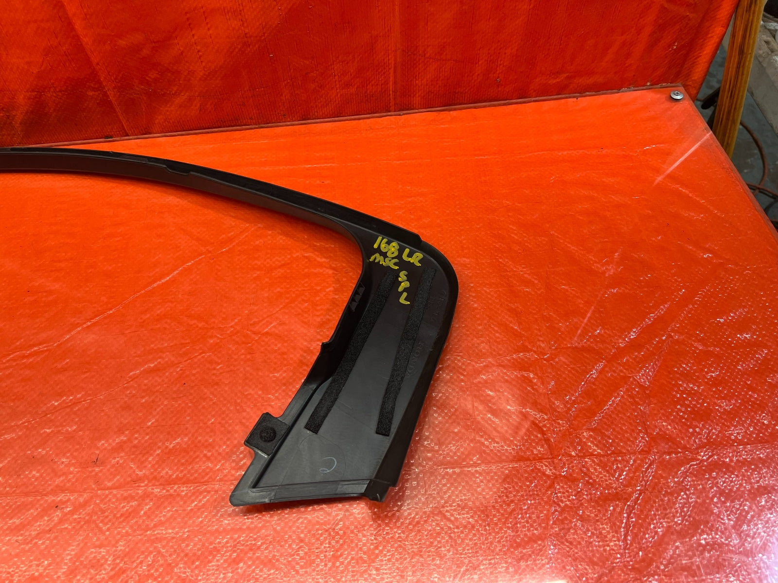 09 12 ACURA TSX   DRIVER LEFT REAR   INTERIOR DOOR WINDOW TRIM   OEM #16811