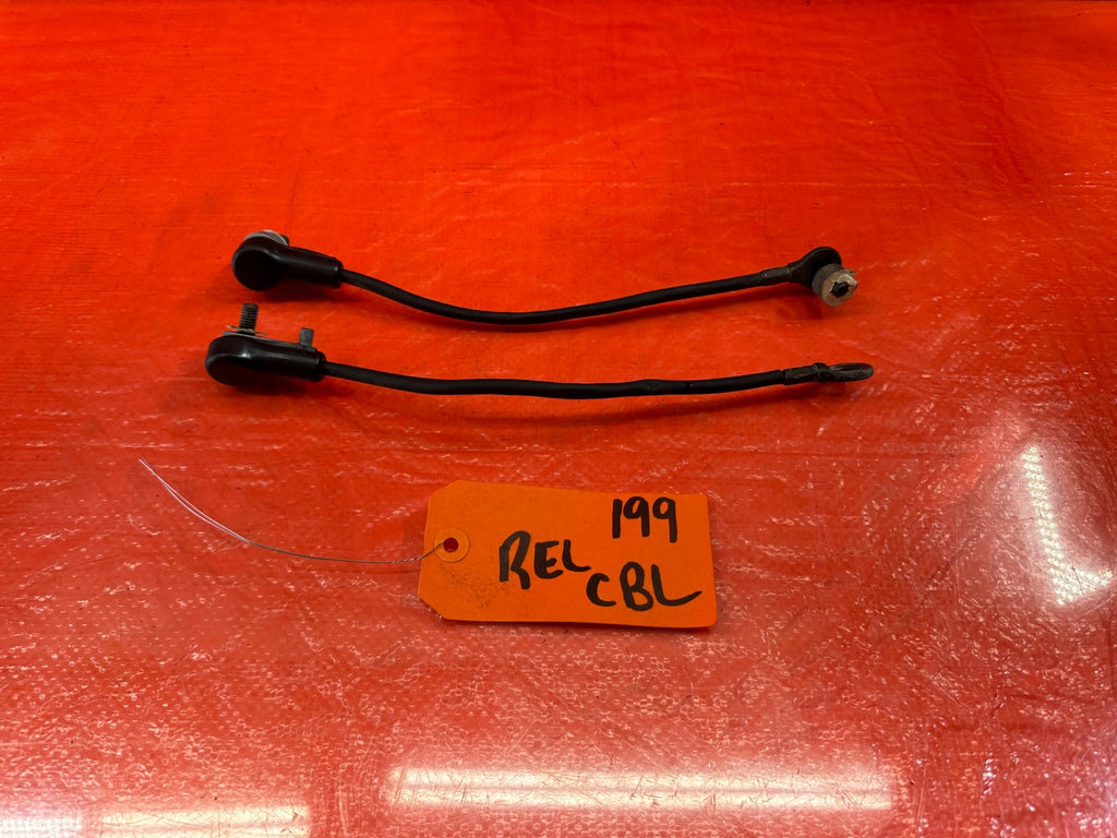 92 95 HONDA CIVIC HATCHBACK   LEFT & RIGHT TAILGATE SUPPORT CABLES   OEM #1990