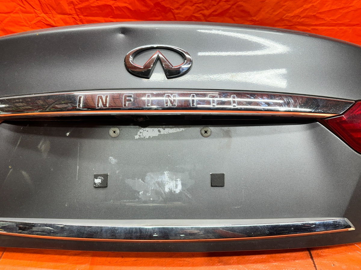 14-15 INFINITI Q50 3.7L AWD REAR TRUNK DECK LID HATCH TAILGATE COMPLETE OEM #3455