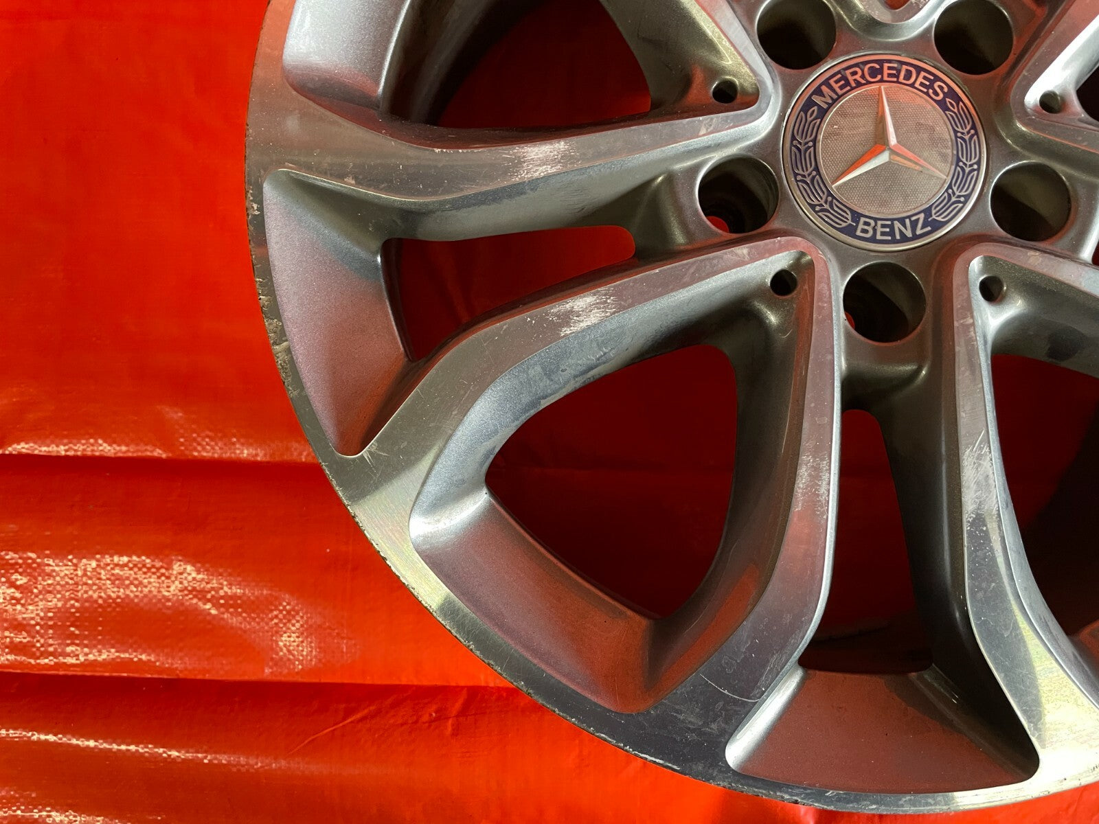15 18 MERCEDES BENZ C300 W205   WHEEL RIM   A205 401 02 00   OEM OE FACTORY   5