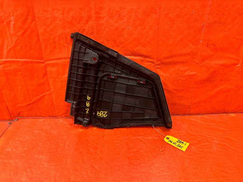 17 20 INFINITI Q60   BATTERY COVER PLASTIC TRIM SHROUD INNER & OUTER   OEM #2896