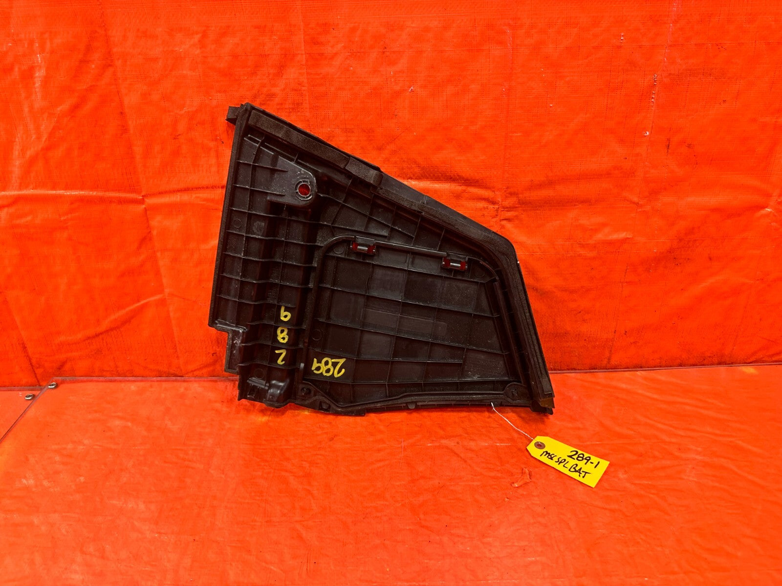 17 20 INFINITI Q60   BATTERY COVER PLASTIC TRIM SHROUD INNER & OUTER   OEM #2896