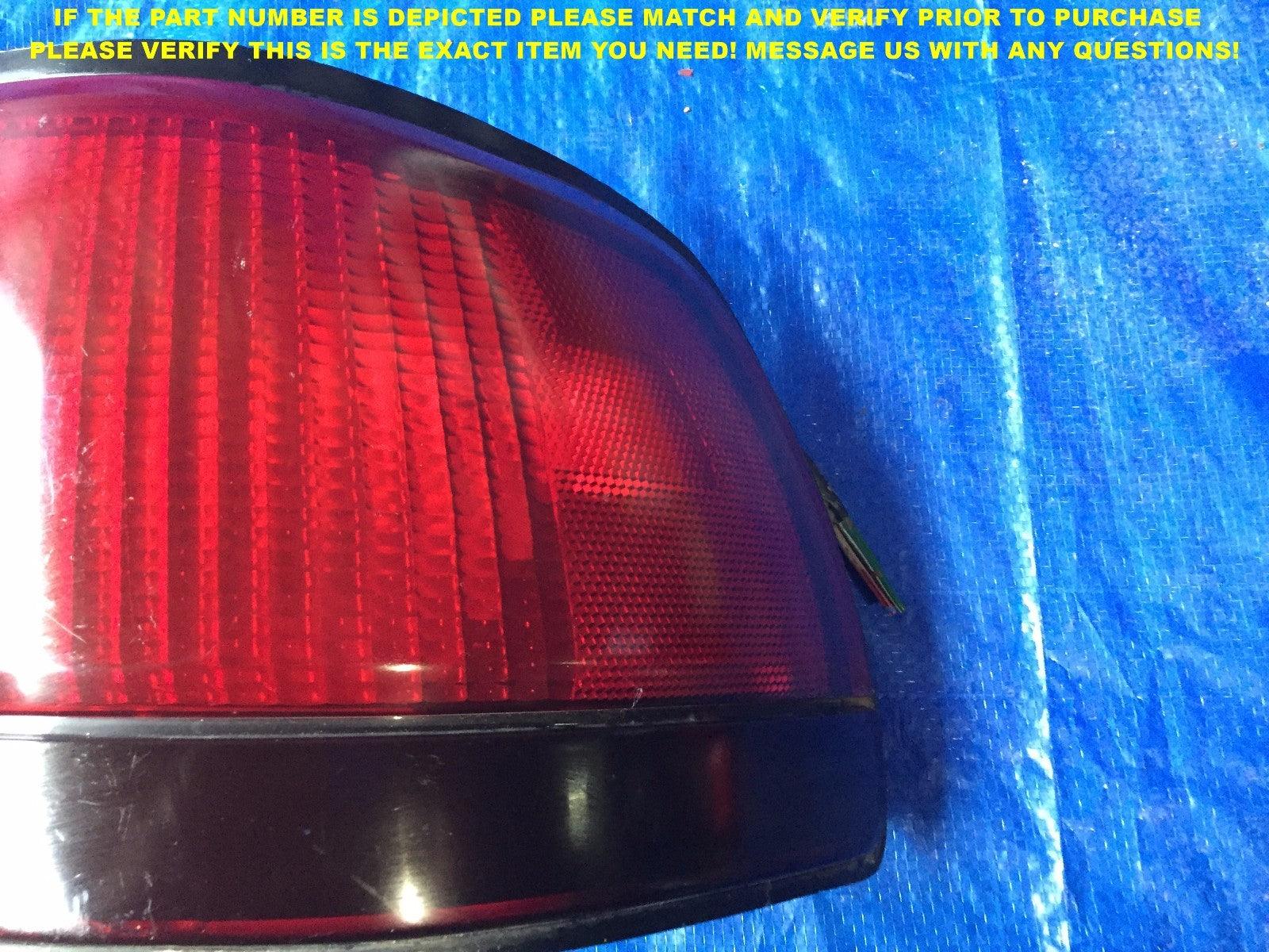 OEM 1994 1995 1996 FORD ESCORT PASSENGER RIGHT TAIL LIGHT 94 95 96 R RH1