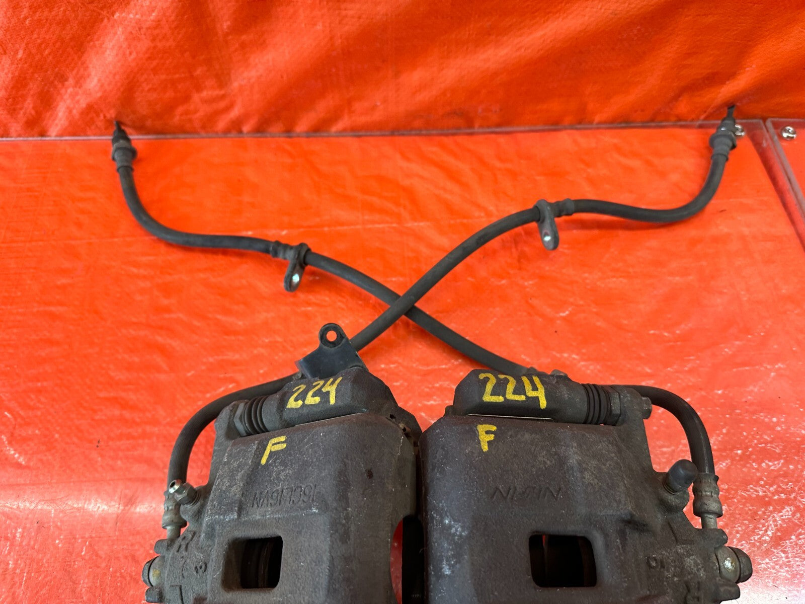 00 09 HONDA S2000   FRONT BRAKE CALIPERS   LEFT RIGHT CALIPER SET   OEM #2244