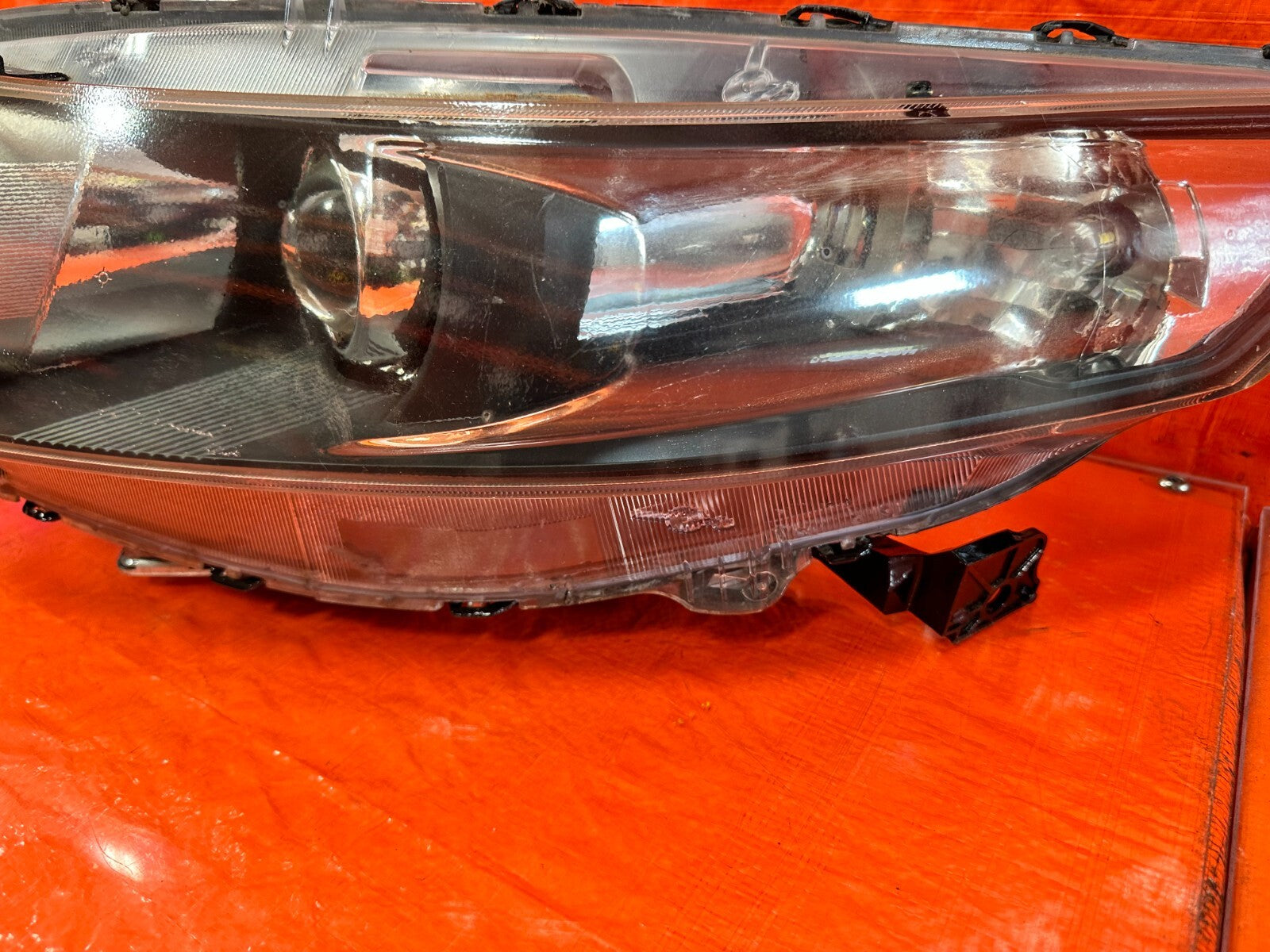 09 14 ACURA TSX   JDM MODEL BLACK HOUGING HEADLIGHT HEADLAMPS   W/ BALLASTS OEM8