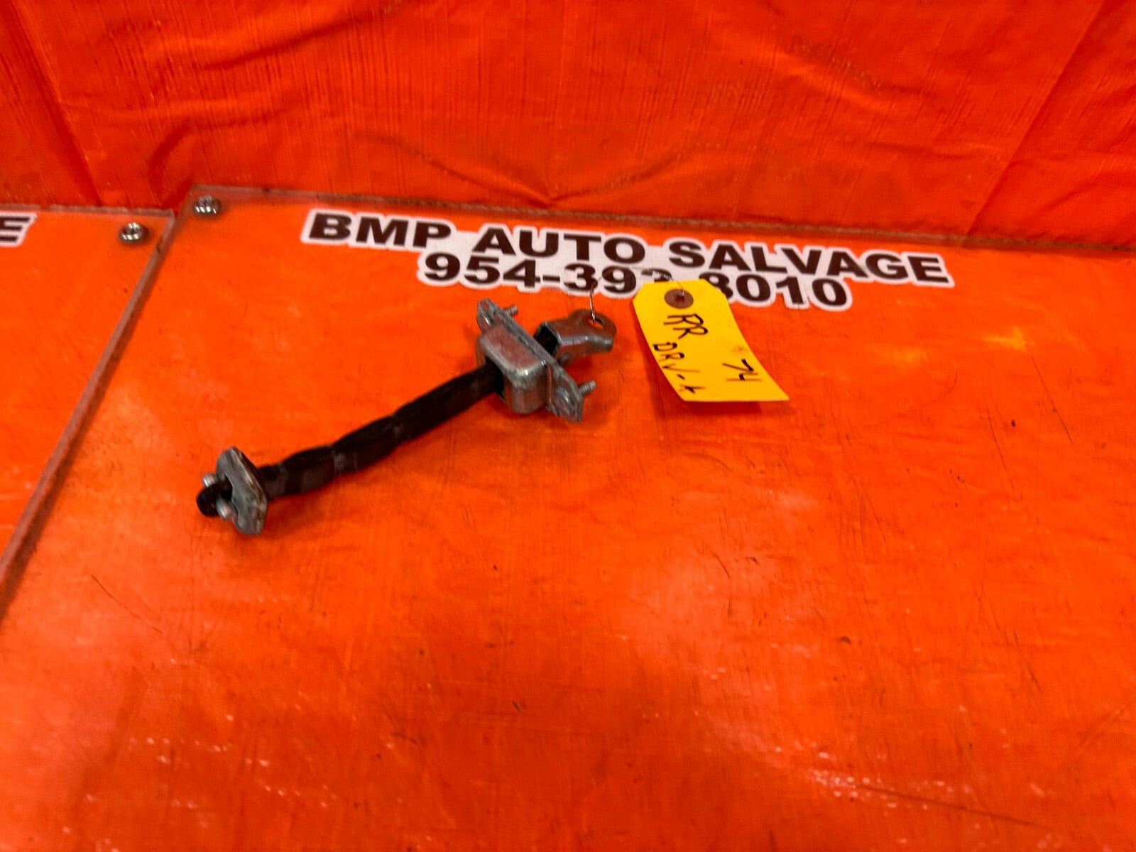 2012 SUBARU WRX STI SEDAN PASSENGER REAR DOOR CHECKER HINGE ARM STOPPER OEM 747