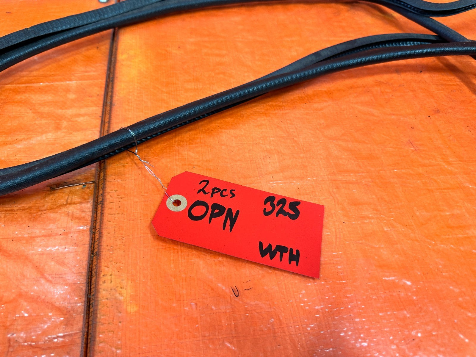 90 91 HONDA CIVIC HATCH   CHASSIS TO DOOR OPEN TRIM WEATHER STRIP LEFT RIGHT 3251