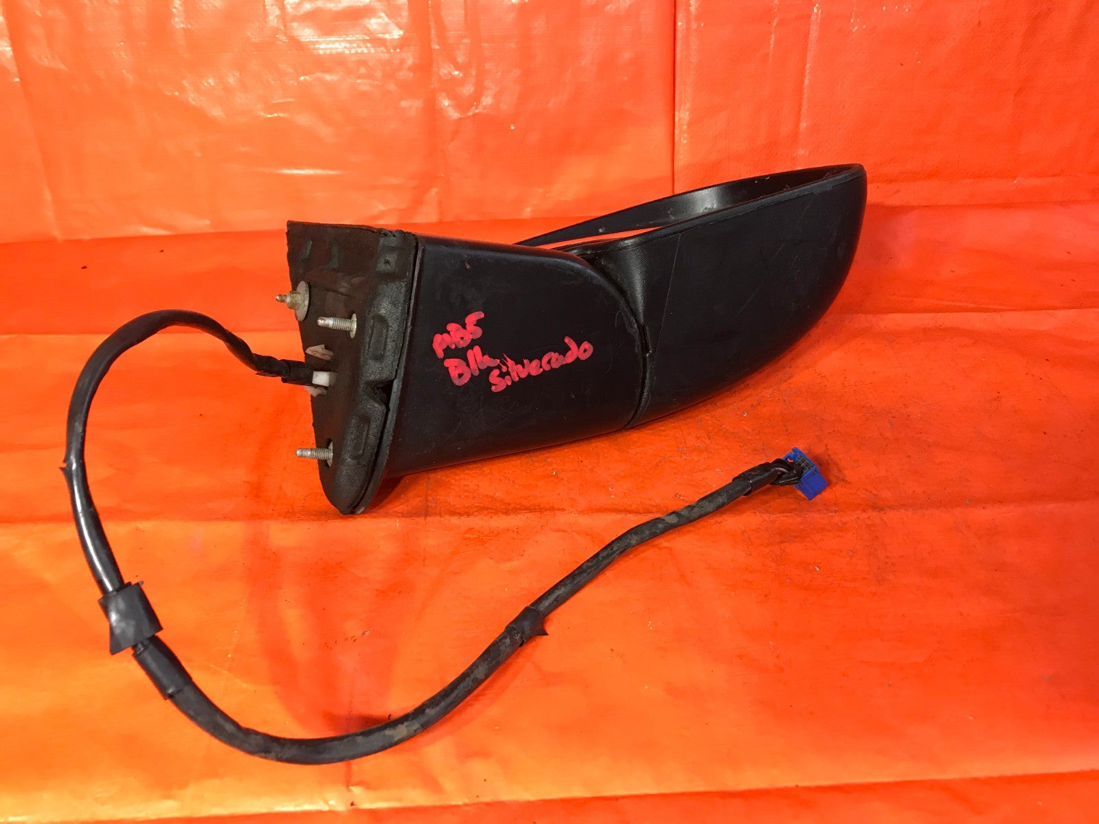 OEM 2005 05 CHEVROLET SILVERADO PASSENGER RIGHT SIDE VIEW MIRROR BLACK 7