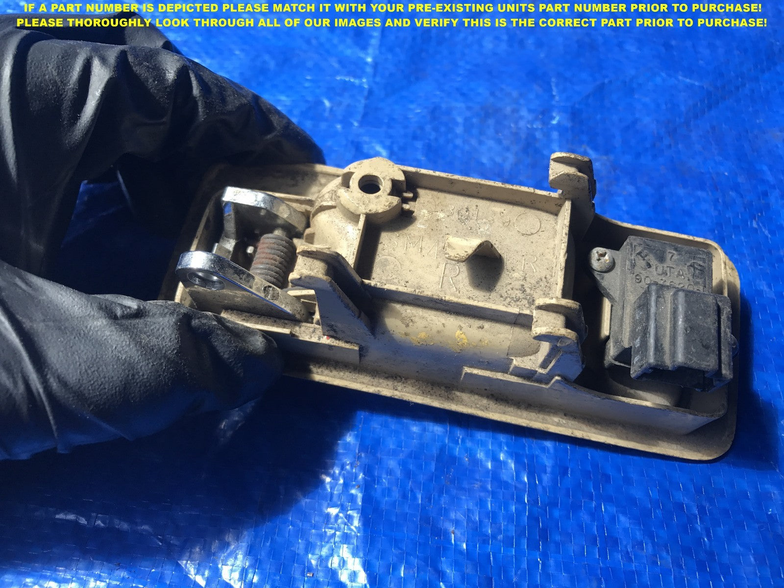 OEM 90 1991 92 HONDA ACCORD  SEDAN PASSENGER RIGHT FRONT INTERIOR DOOR HANDLE  1