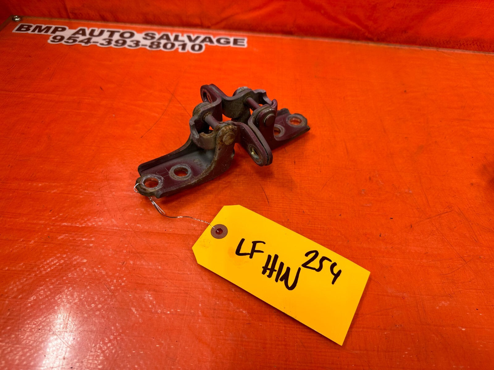 02 06 ACURA RSX   DRIVER LEFT FRONT DOOR HINGE SET UPPER LOWER   OEM #2540