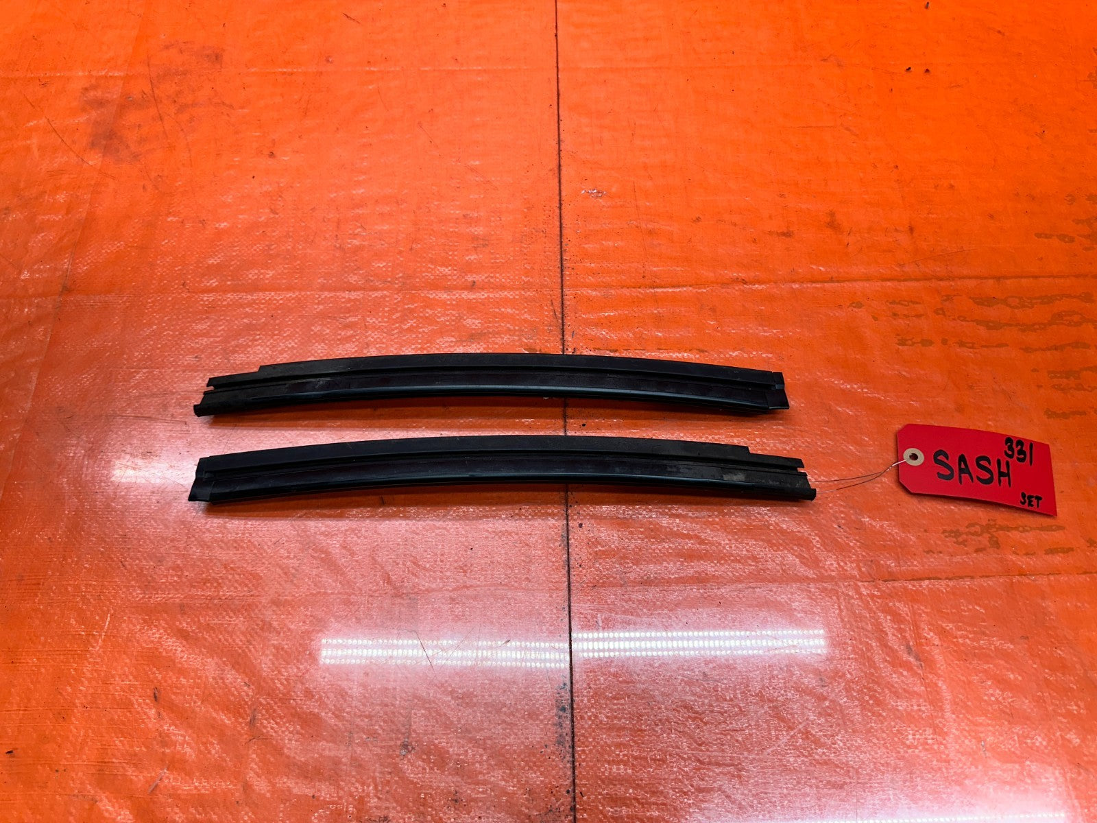 1994 2001 ACURA INTEGRA COUPE DOOR SASH TRIM MOLDING SET LH RH PAIR OEM #3310